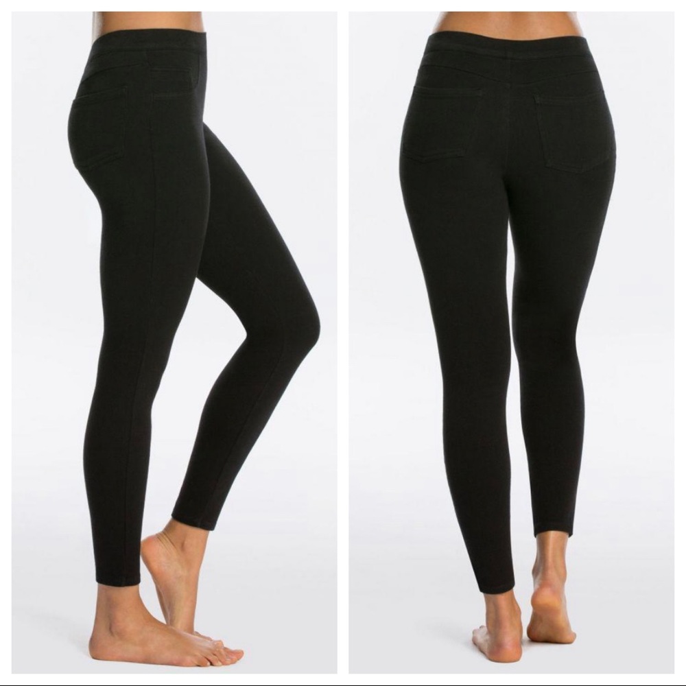NEW SPANX Jean-ish Ankle Leggings in Black - Picture 2 of 8